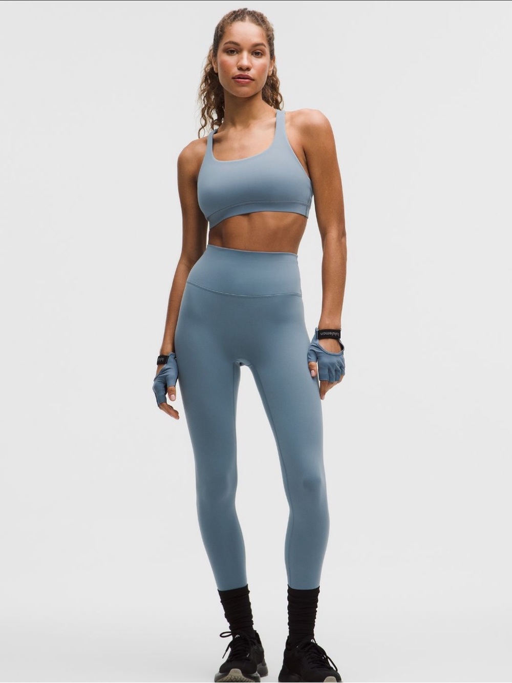 Lululemon Steel Blue Wunder Train No Line Legging Size 6